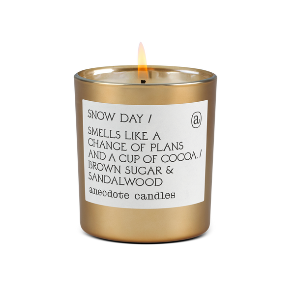 Snow Day (Brown Sugar & Sandalwood) Gold Tumbler Candle