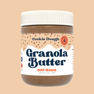 Cookie Dough Granola Butter | Nut-free, Vegan, GF Spread