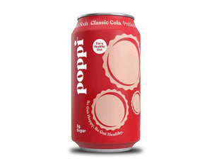 poppi, Classic Cola, A Healthy Sparkling Prebiotic Soda