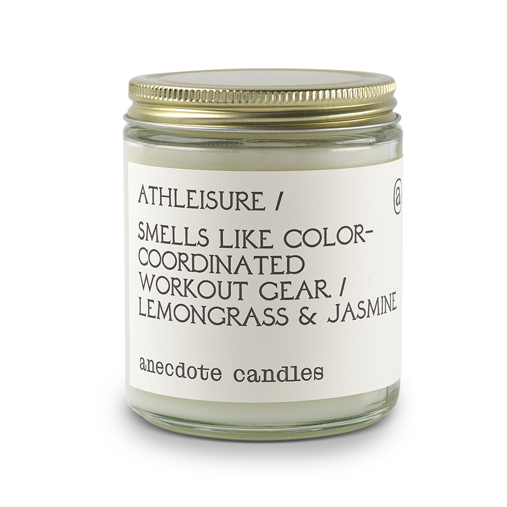 Athleisure (Lemongrass & Jasmine) Glass Jar Candle